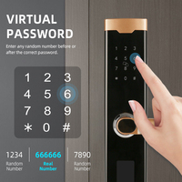 Cerradura Inteligente para Puerta de Madera con Contraseña y Videos Reales, Cerradura Inteligente TT Lock para Hogar, Hotel, Apartamentos y Oficina
