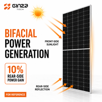 Panneaux solaires bifaciaux à demi-cellules de type N à double vitrage 635W, rendement 24,1%, pour projets EPC de modules d'énergie renouvelable en vrac