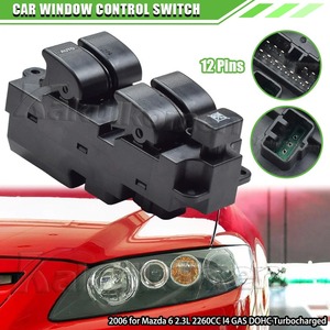 Botón de interruptor elevador de ventana de energía eléctrica de 12 Pines, nuevo, para interruptores <span class=keywords><strong>Mazda</strong></span> <span class=keywords><strong>6</strong></span> FML, de 2, 1, 2, 2, 2, 1, 2, 2 - Product Image 4