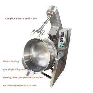 เครื่องกวนอัตโนมัติอเนกประสงค์สำหรับหม้อไฟ พร้อมฟังก์ชั่นหม้อแบบมีแจ็คเก็ตสำหรับผัดและต้มน้ำตาล - Product Image 3