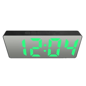 Factory direct wholesale of 3D <b>digital</b> alarm <b>clocks</b>, minimalist Japanese-style electronic <b>clocks</b>, creative 3D luminous LED wall - Product Image 5