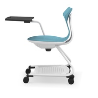 Chaise de formation scolaire ergonomique facile à déplacer au design moderne GS-1830D meubles éducatifs en PP pour utilisation sur tablette en gros