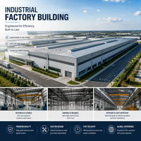 Entrepôt préfabriqué en structure métallique | Conception Gratuite | Installation rapide de bâtiments sur mesure | Usine de production depuis 20 ans | Atelier | Hangar