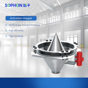 SOPHON conica forma conica Attivatore massa Materi attivazione vibrazione tramoggia scaricatore arco-rottura flusso assistita dispositivo per polvere - Product Image 4