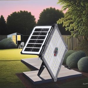 Super Bright Integrated LED Solar <b>Projector</b> <b>Light</b> Outdoor Waterproof Flood Lamp with ABS Body IP66 for Garden Application - Product Image 4