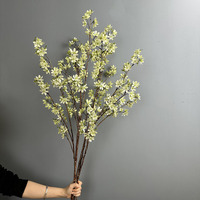 Fleurs artificielles en soie mélangée Besten Flowery, style bohème, 43 pouces, faites à la main, écologiques et durables, directement de l'usine