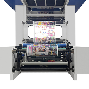 <span class=keywords><strong>Rouleau</strong></span> de tambour central automatique 6 imprimantes flexographiques couleur Machine d'impression flexographique pour matériau de film plastique - Product Image 4