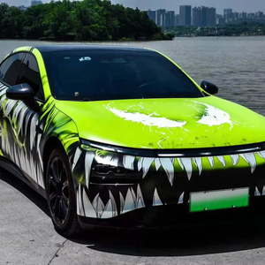 BELCATE 1,52*20 mètres PVC auto-adhésif 0,14 mm d'épaisseur, design personnalisé, film vinyle pour carrosserie de voiture, couleurs marbrées - Product Image 1