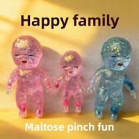Bestseller Hässliche Puppe Gummi-Quetschspielzeug Melasse Stressabbau Langsam Zurückfederndes Desktop-Büro-Spaß-Dekompressionsspielzeug