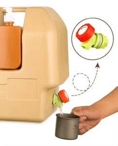 Vente en gros de bidons d'<span class=keywords><strong>eau</strong></span> de camping en plastique personnalisés de 20 L, grande capacité, seau de stockage, conteneur liquide avec <span class=keywords><strong>robinet</strong></span> - Product Image 3