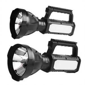 Rechargeable <b>LED</b> Searchlight Handheld <b>Spotlight</b> Waterproof Flashlight for Outdoor Emergency Camping - Product Image 1