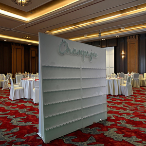 Champagne Wall Acrylic White Party Decorations <span class=keywords><strong>Background</strong></span> 6.6ft - Product Image 4