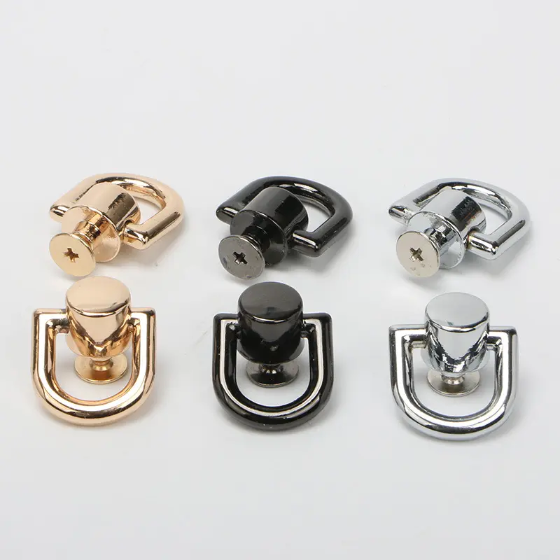 Wholesale Decorative High Quality Brass Solid Metal Ball Head Screw Back Button Studs For Leather Bag