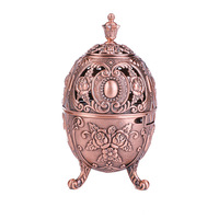 Brûleur d'encens créatif en alliage, ornement personnalisé, décoration intérieure religieuse arabe, cadeau, emballage en boîte de papier, modèle Chine