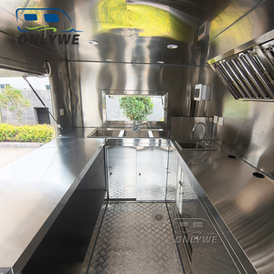Mini remolque de concesión de catering comercial estándar americano de EE. UU., pequeño camión de comida para cafetería móvil - Product Image 6