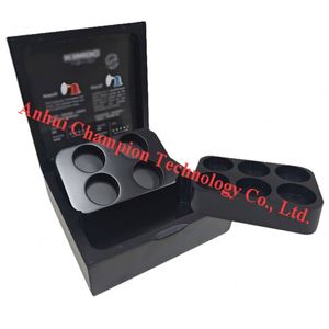Space Saving <b>Coffee</b> Box 3 Slots Nesting Wood Trays - Product Image 2