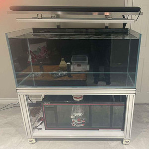 Luxe Decor <span class=keywords><strong>Indoor</strong></span> <span class=keywords><strong>Aquarium</strong></span> Aluminium <span class=keywords><strong>Aquarium</strong></span> Met Verschillende Grootte Voor Verkoop Transparant Huisdier Vis <span class=keywords><strong>Aquarium</strong></span> Voor Koi/Betta/Guppy - Product Image 4