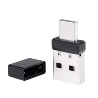 Souris sans fil 2,4 GHz Type C, agitateur de souris, mini souris optique de jeu avec détection USB, rétroéclairage LED, étanche, pour PC (réveil automatique)