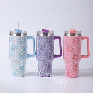 Saint Valentine botol minum terisolasi vakum baja tahan karat, Tumbler dinding berlapis bubuk ganda dengan tutup kustom <span class=keywords><strong>B</strong></span> - Product Image 1