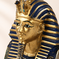 Buste de pharaon égyptien en résine, pour étagère, bureau, musée, Halloween, Jour des Cadeaux