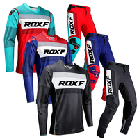 Ensemble de maillot et pantalon de moto respirant personnalisé par sublimation, motocross, dirt bike, VTT, vêtements de course tout-terrain, fabrication OEM