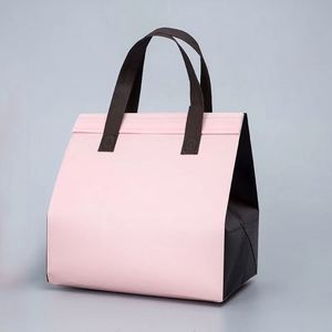 Custom Logo Thermal Insulation Lunch Food Delivery Portable Disposable Cooling Color Non-Woven Heat Insulation Bag - Product Image 1