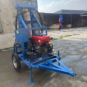 Best Verkopende 130M Diepte Mini Wiel Boorinstallatie Voor Home Core 220V Met Versnellingsbak Pomp Motor Voor Mini Waterput Boren - Product Image 3