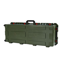 Valise à roulettes pour armes longues 1083930, étanche, antichoc, en plastique rigide, avec mousse personnalisée pour le rangement d'équipements longs