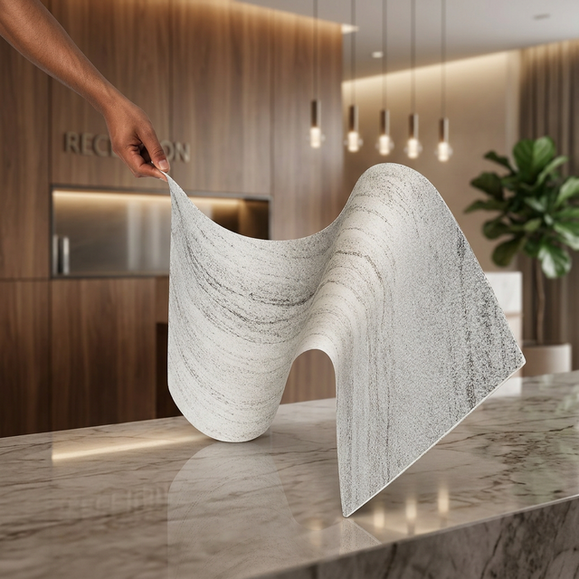 Stone Veneer flexible thin stone manufacturer in India 100% Eco-Friendly Normal Stone Veneer Wall Sheet High Quality 2mm Thick