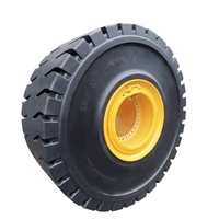 Geelanter 29.5-25 Diagonalreifen, neue Vollgummireifen für Radlader Komatsu, Naturkautschuk, ECE-zertifiziert, 3 Jahre Garantie, flach