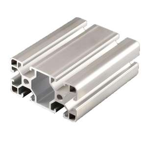 Fabricante de Perfiles de Aluminio Industriales en Shanghái, Perfil de Aluminio Estándar Europeo 4080c, 6063-T5, Oxidación Plateada Blanca - Product Image 4