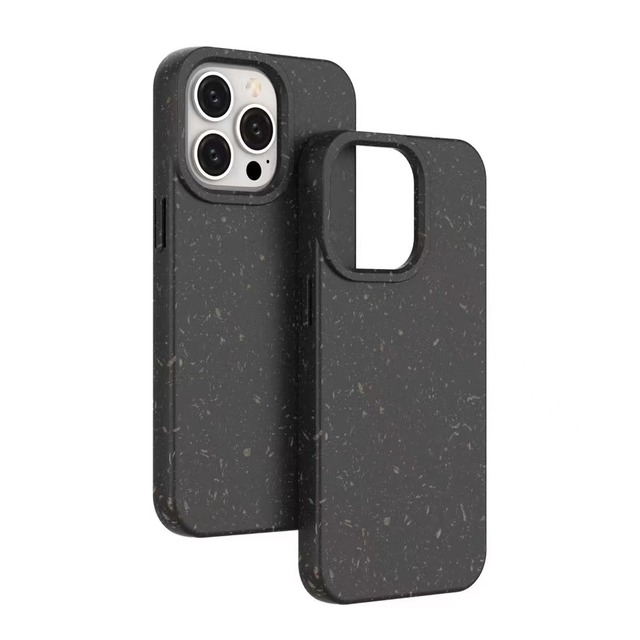 Biodegradable Wheat Material Eco Friendly Shockproof Cell Phone case for iPhone 16 15 14 13 12 11 case Phone