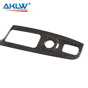 Cho Alfa Romeo Stelvio 2017 2021 cửa sổ kính nút bảng điều khiển bìa trang trí khung bất sợi carbon phụ kiện nội thất - Product Image 3