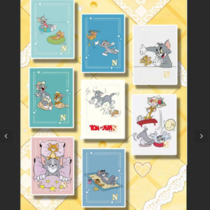 DL <span class=keywords><strong>Tom</strong></span> y <span class=keywords><strong>Jerry</strong></span> Caja Sorpresa Misteriosa con Pegatinas Despegables, Tarjetas Coleccionables, Papelería Infantil, Regalo, Nostalgia, Paquete de Diversión para Scrapbooking - Product Image 5