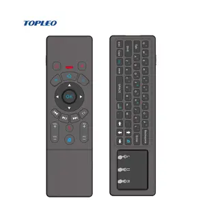 Deft design T6 2.4G Fly mouse mini wireless airmouse keyboard with touchpad