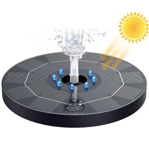 WHY450 Mini fontaine solaire Led piscine extérieure étang cascade fontaine décor jardin bain d'oiseaux fontaine solaire flottante