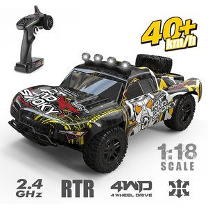 2,4 GHz 4WD RC coche de Control remoto de alta velocidad proporcional Drift <span class=keywords><strong>Racer</strong></span> para niños con controles de función completa vehículo todo terreno - Product Image 4
