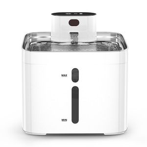 Fontaine à eau intelligente rechargeable pour animaux de compagnie, pour chats et chiens, rectangulaire, à circulation automatique, avec design détachable WF020 - Product Image 1