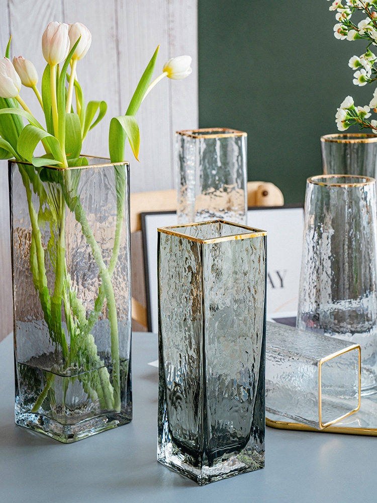 Factory Produced Wholesale Glass Flower Vase for Home Decor