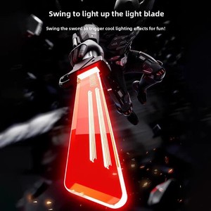 <span class=keywords><strong>Sabre</strong></span> <span class=keywords><strong>laser</strong></span> LED double lame <span class=keywords><strong>rétractable</strong></span> pour garçon, jouet épée lumineuse de samouraï - Product Image 3