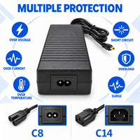 Adaptateur secteur de bureau 75W 15V 5A avec prise US, personnalisé, vente en gros d'usine, pour système de caméra CCTV et commutateur PoE