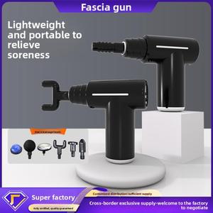 Pistolet de massage multifonctionnel chaud/froid pour relaxation musculaire avec moteur sans balais, 6 têtes, batterie intégrée - Taille mini - Product Image 4