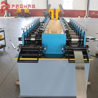 Machine à grande vitesse pour la fabrication de profilés en U et de rails, double ligne, synchronisée, avec équipement de formage de quilles en acier certifié CE