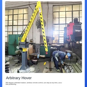 קטן 1t slew מנוף עבור מכונת כלי עיבוד ליבה עם תיבת הילוכים מוטורית ומנוף איזון קטן - Product Image 2