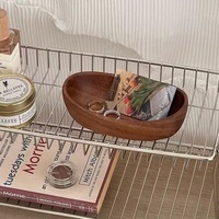 Boîte de rangement magnifique et unique, style vintage en noyer, pour bureau, plateau de rangement pour bijoux, pour le couloir