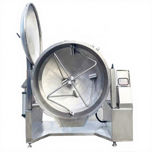 Olla Industrial Inclinable con Agitador y Calentamiento a Vapor - para Salsas, Dulce <span class=keywords><strong>de</strong></span> Leche, Mermelada - Cocina y Mezcla <span class=keywords><strong>de</strong></span> Alta Eficiencia - Product Image 2