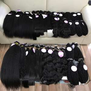 Cinta de cabello humano virgen Remy, extensiones de cabello humano sin procesar, cutícula alineada, 10a - Product Image 4