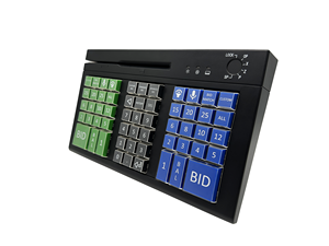 Chất lượng cao hoàn toàn lập trình 66-Key POS thiết bị đầu cuối bàn Phím Cherry MX bàn phím với 3 bài hát MSR công nghệ - Product Image 4