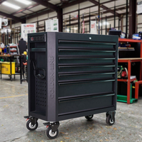 GL3607L OEM/ODM Armoire à outils mobile industrielle personnalisable à 7 tiroirs avec système de verrouillage à clé et capacité de 500 kg