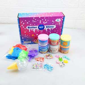 Zhorya 6 pièces 60 ml Slime Beurre Moelleux Boules de Mousse Granules de Sucre Kit Slime Crème Glacée DIY Jouet pour Enfants - Product Image 3